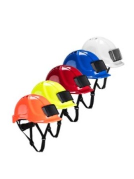 Casque de sécurité avec porte badge PB55