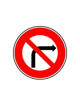 BK2b Interdiction de tourner à droite