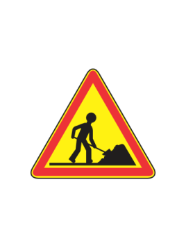 AK5 Panneau de chantier travaux Panneau de signalisation temporaire