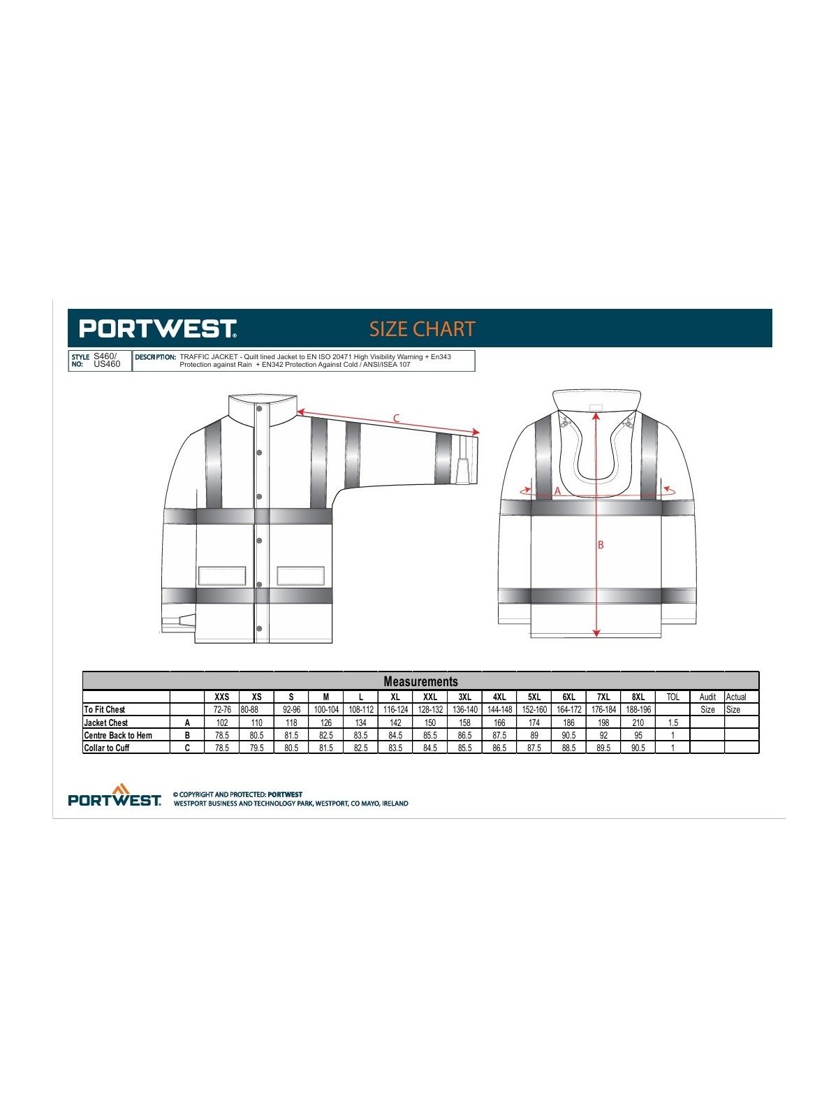 Parka d’hiver S460 – Chaleur et protection optimale | Signal Market
