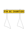Panneau K2 – Fin de chantier – Signalisation temporaire