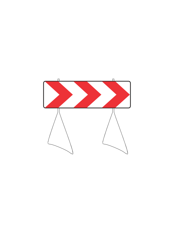 Panneau K8 – Signalisation temporaire