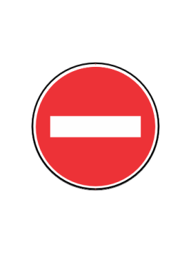 Panneau B1 – Sens Interdit en Acier NF | Signal Market