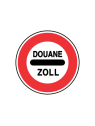 Panneau B4 – Douane / Zoll en Acier NF | Signal Market