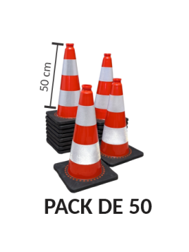 Pack de 50 K5a classe 2 lestés  50cm