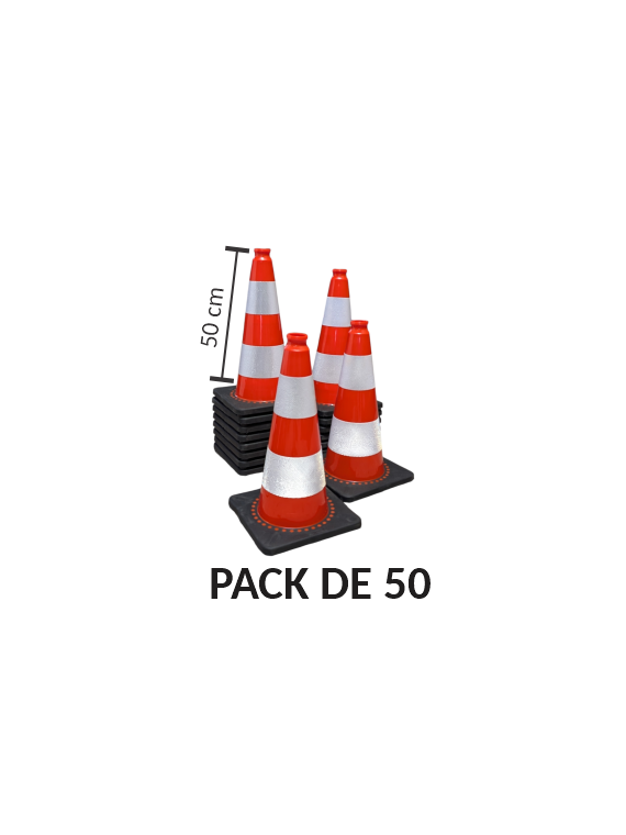 Pack de 50 K5a classe 2 lestés  50cm