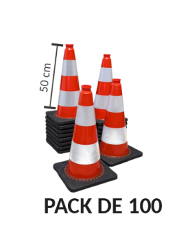 Pack de 100 K5a classe 2 lestés  50cm