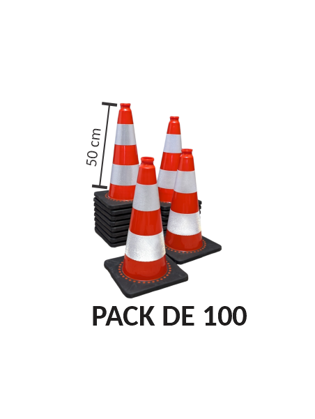 Pack de 100 K5a classe 2 lestés  50cm