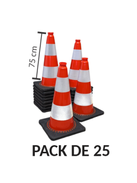 Pack de 25 K5a classe 2 lestés  75cm