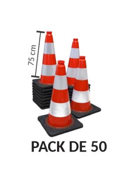 Pack de 50 K5a classe 2 lestés  75cm