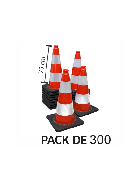 Pack de 300 K5a classe 2 lestés  75cm