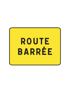 Panneau KC1 – Signalisation temporaire